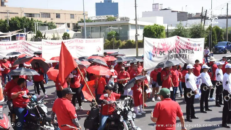 Exige Sinttia jornada laboral de 40 horas durante marcha del Día del Trabajo